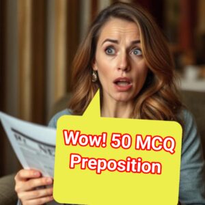 50 MCQ Preposition
