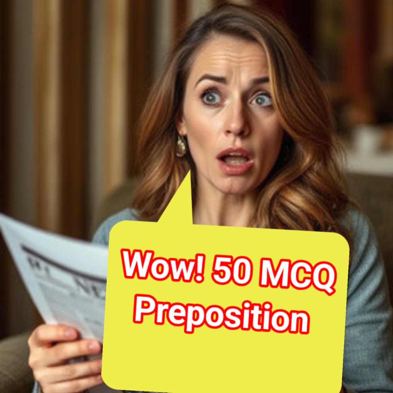 50 MCQ with Preposition | English Grammar | engishkilearning.in
